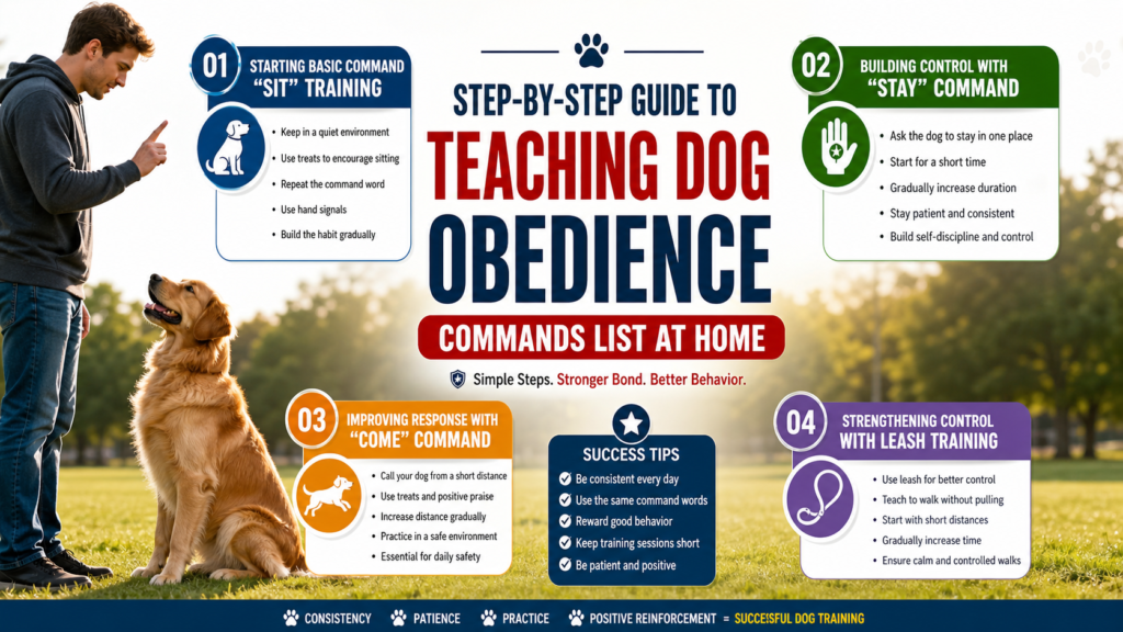 dog obedience commands list
