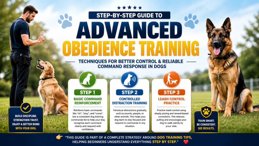 advanced obedience training for dogs
