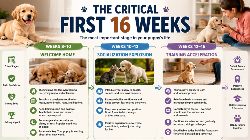 step by step puppy training