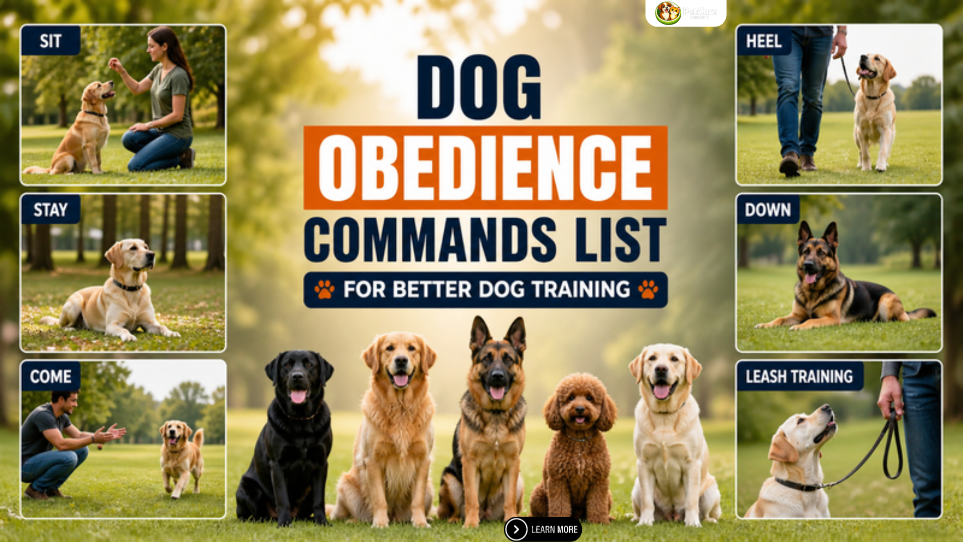 dog obedience commands list